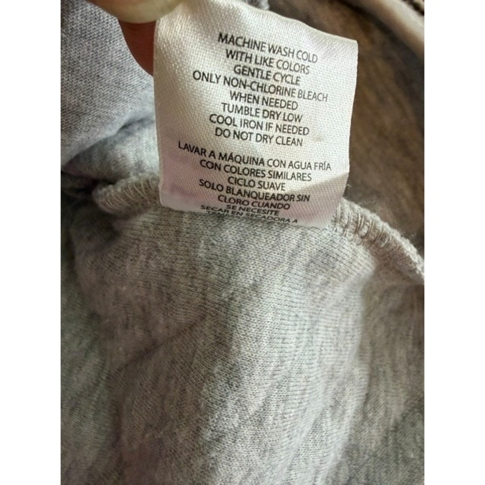Women's Gray Lands End Quilted Vest Size L - Picture 4 of 5